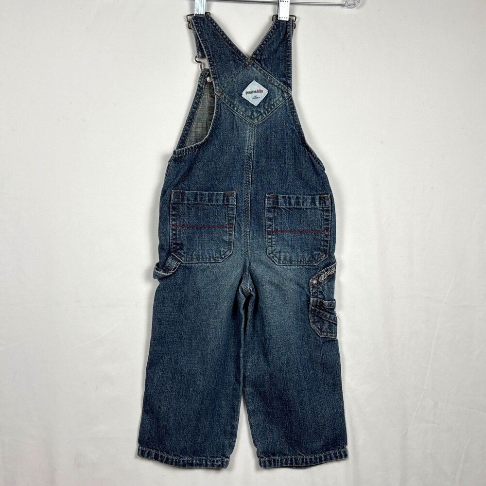 Genuine Kids From OshKosh Vestbak Overalls Vintage Target 2T Denim Kid Core - Picture 2 of 11